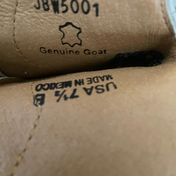 J.B. Dillion Leather Cowboy Boots 7.5 - Picture 6 of 6